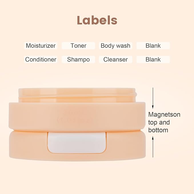 Decourly Magnetic Travel Essentials Containers