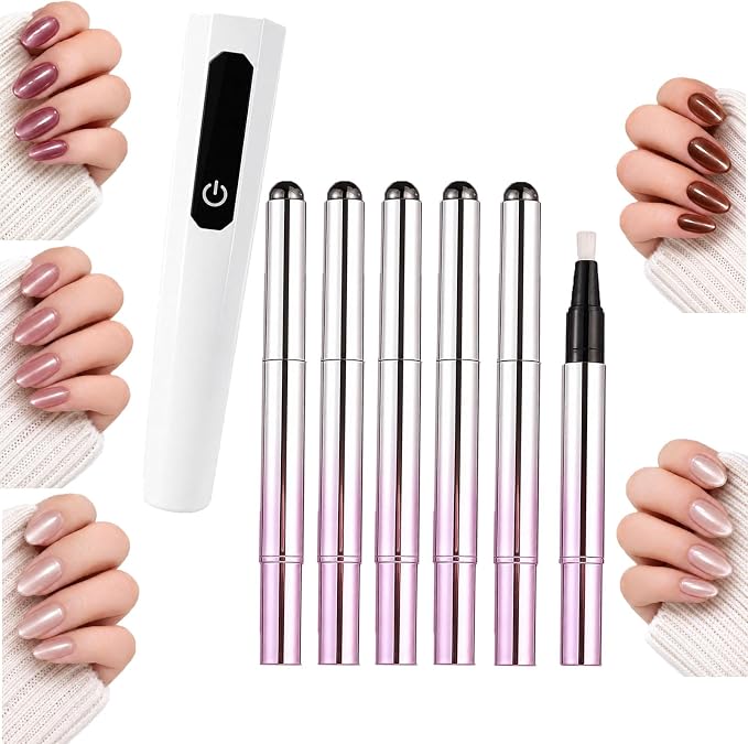 Pocket Salon Set, Gel Polish Tool (5 Color Set)