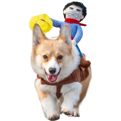 Cowboy rider funny pet toy