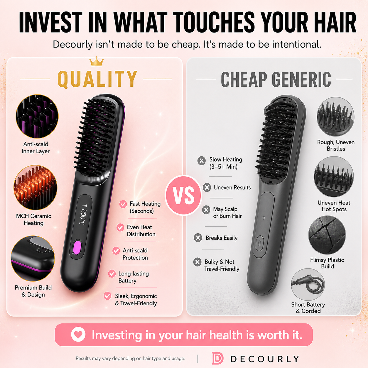 Decourly Luxe Straightner
