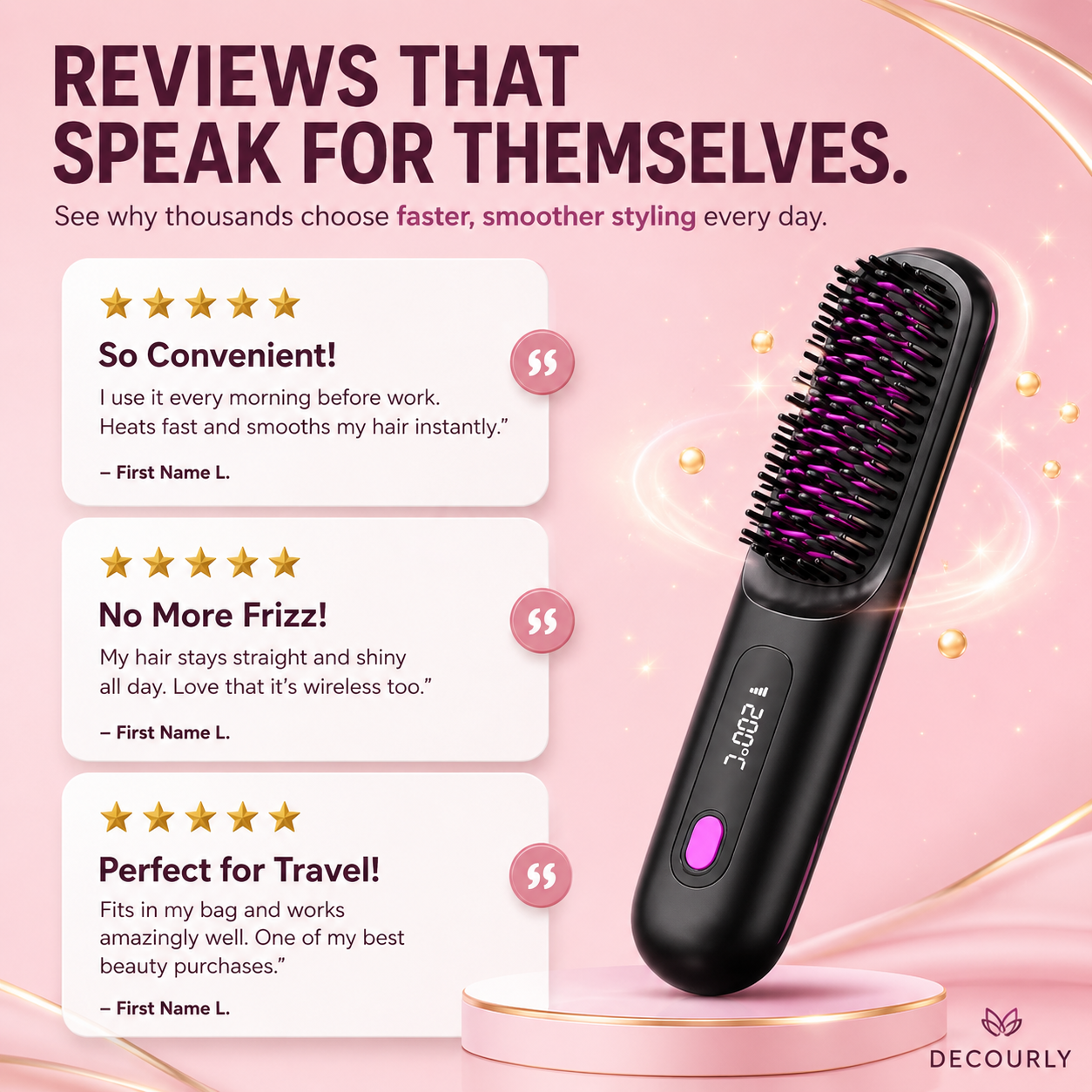 Decourly Luxe Straightner