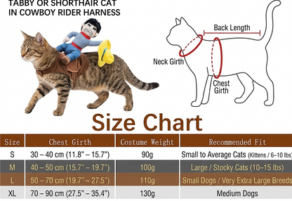 Cowboy rider funny pet toy